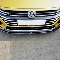 Maxton Design - Front Splitter V.1 Volkswagen Arteon R-Line Sedan / Shooting Brake Mk1