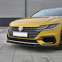 Maxton Design - Front Splitter V.3 Volkswagen Arteon R-Line Sedan / Shooting Brake Mk1