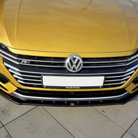 Maxton Design - Front Splitter V.3 Volkswagen Arteon R-Line Sedan / Shooting Brake Mk1