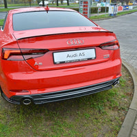 Maxton Design - CENTRAL REAR SPLITTER AUDI A5 F5 S-LINE COUPE (WITHOUT A VERTICAL BAR) (2016 - UP)