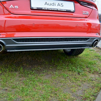 Maxton Design - CENTRAL REAR SPLITTER AUDI A5 F5 S-LINE COUPE (WITHOUT A VERTICAL BAR) (2016 - UP)