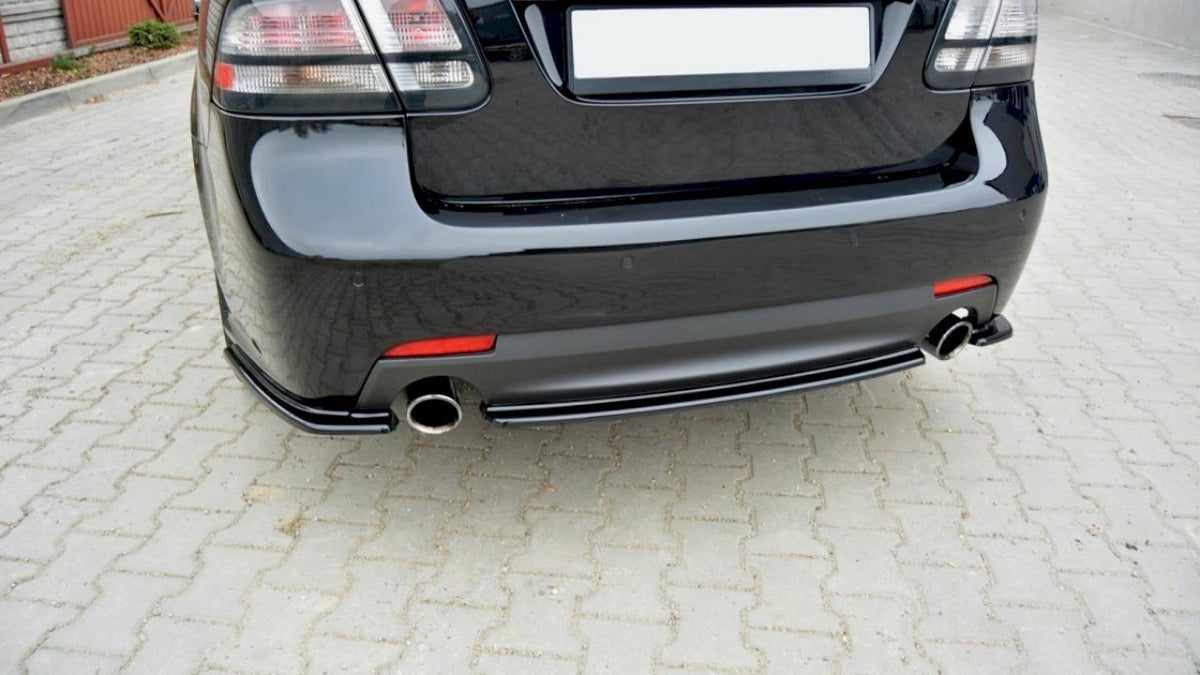 Maxton Design - CENTRAL REAR SPLITTER SAAB 9-3 AERO MK2 FACELIFT (2007-11)