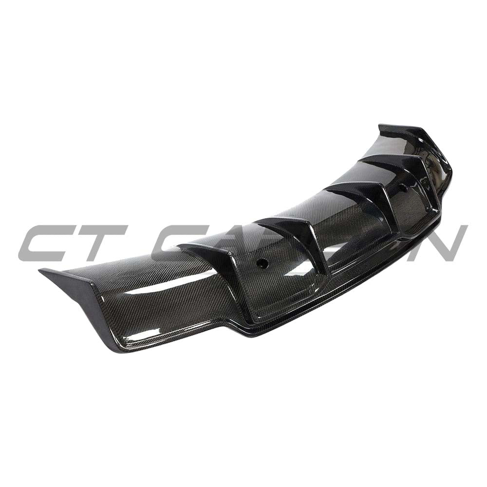 TESLA MODEL 3 2017-2023 CARBON FIBRE DIFFUSER - V2