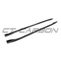 TESLA MODEL 3 2017-2023 CARBON FIBRE SIDE SKIRTS