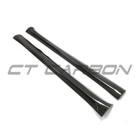 TESLA MODEL Y MK1 2020-2025 CARBON FIBRE SIDE SKIRTS