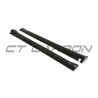 TESLA MODEL Y MK1 2020-2025 CARBON FIBRE SIDE SKIRTS
