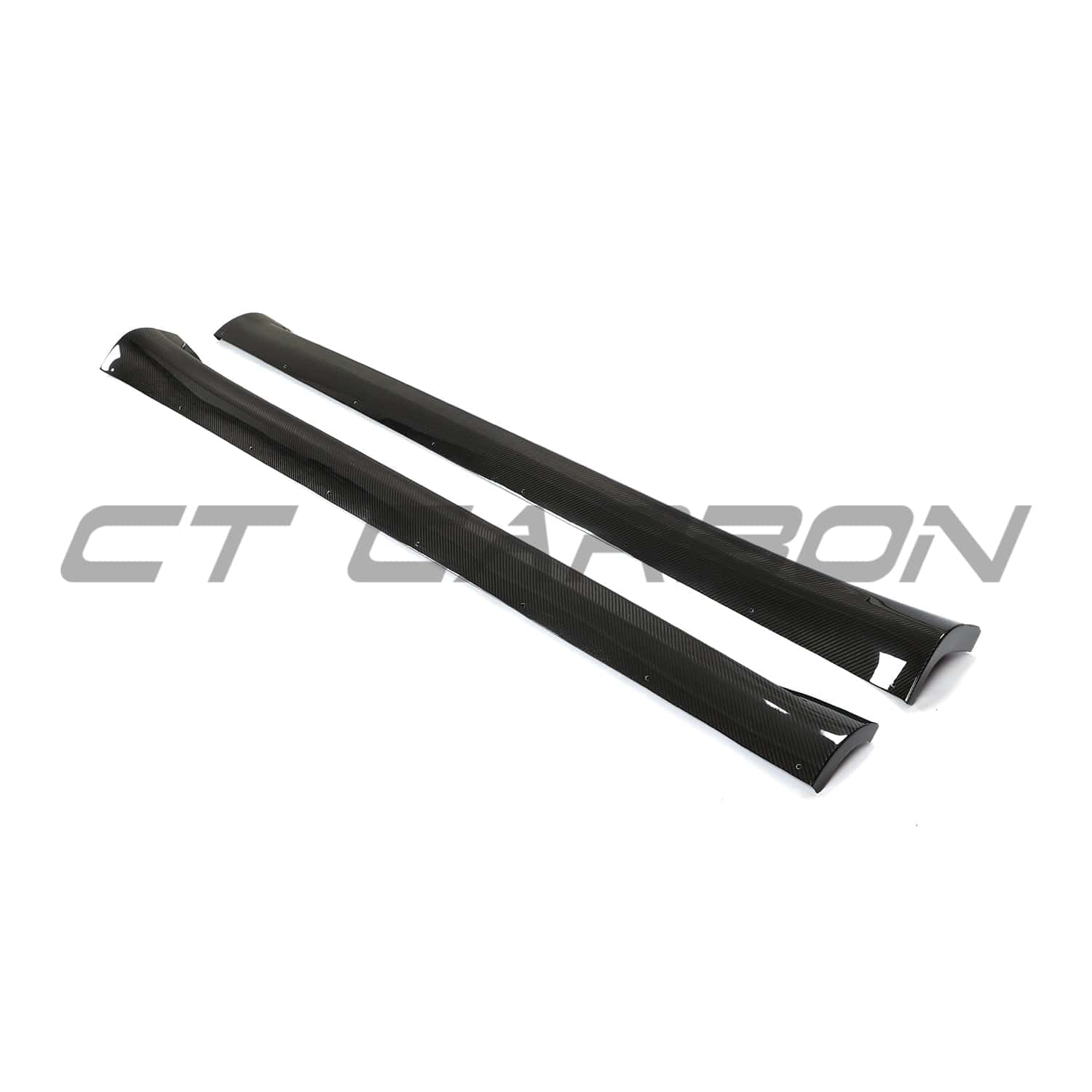 TESLA MODEL Y MK1 2020-2025 CARBON FIBRE SIDE SKIRTS