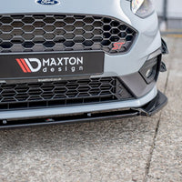Maxton Design - FRONT SPLITTER V.7 FORD FIESTA MK8/8.5 ST / ST-LINE