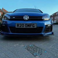 VOLKSWAGEN GOLF R20 MK6 2009-2013 GLOSS BLACK SPLITTER