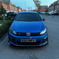 VOLKSWAGEN GOLF R20 MK6 2009-2013 GLOSS BLACK SPLITTER