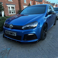 VOLKSWAGEN GOLF R20 MK6 2009-2013 GLOSS BLACK SPLITTER