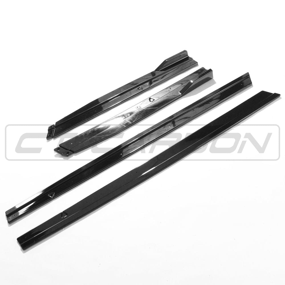 VOLKSWAGEN GOLF R/GTD/GTI MK7/7.5 2014-2020 GLOSS BLACK SIDE SKIRTS