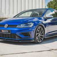 Maxton Design - FRONT SPLITTER V.9 VW GOLF 7 R / R-LINE FACELIFT