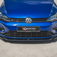 Maxton Design - FRONT SPLITTER V.9 VW GOLF 7 R / R-LINE FACELIFT