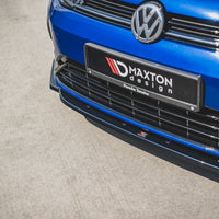 Maxton Design - FRONT SPLITTER V.9 VW GOLF 7 R / R-LINE FACELIFT