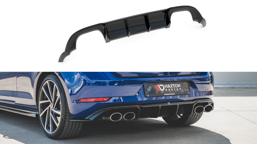 Maxton Design - REAR VALANCE V.3 VW GOLF 7 R FACELIFT (2017-2019)
