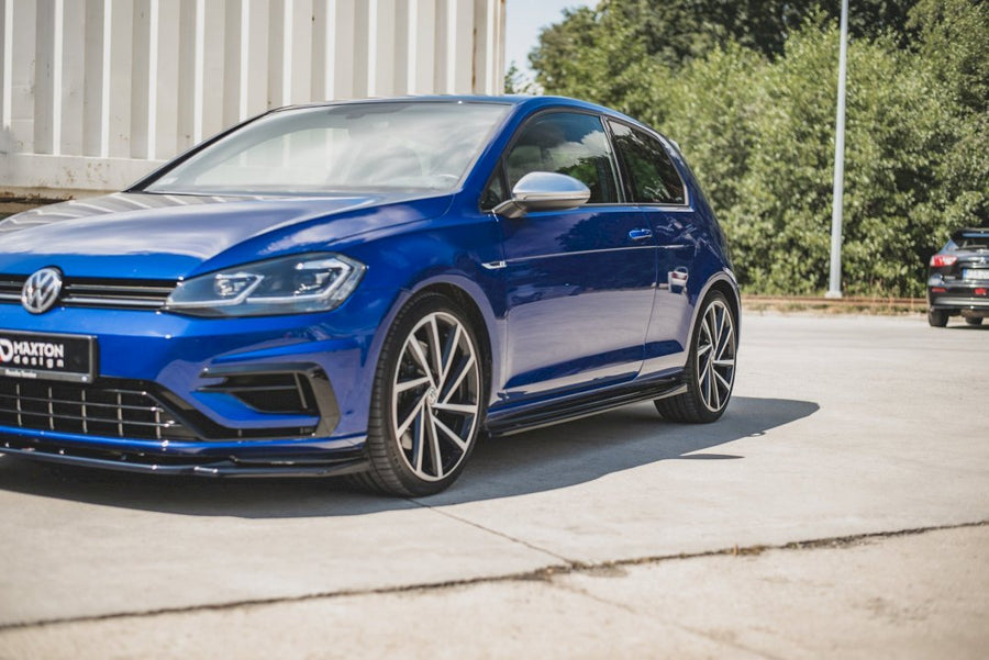 Maxton Design - SIDE SKIRTS DIFFUSERS V.4 VW GOLF 7 R / R-LINE FACELIFT