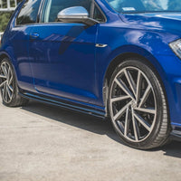 Maxton Design - SIDE SKIRTS DIFFUSERS V.4 VW GOLF 7 R / R-LINE FACELIFT