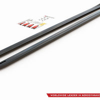 Maxton Design - SIDE SKIRTS DIFFUSERS V.4 VW GOLF 7 R / R-LINE FACELIFT