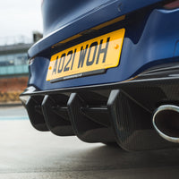 VW GOLF MK8/MK8.5 R/CS 2020+ CARBON FIBRE DIFFUSER - CT DESIGN