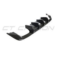 VW GOLF MK8/MK8.5 R/CS 2020+ CARBON FIBRE DIFFUSER - CT DESIGN