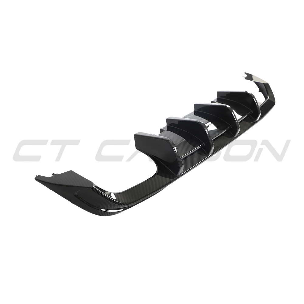 VW GOLF MK8/MK8.5 R/CS 2020+ CARBON FIBRE DIFFUSER - CT DESIGN