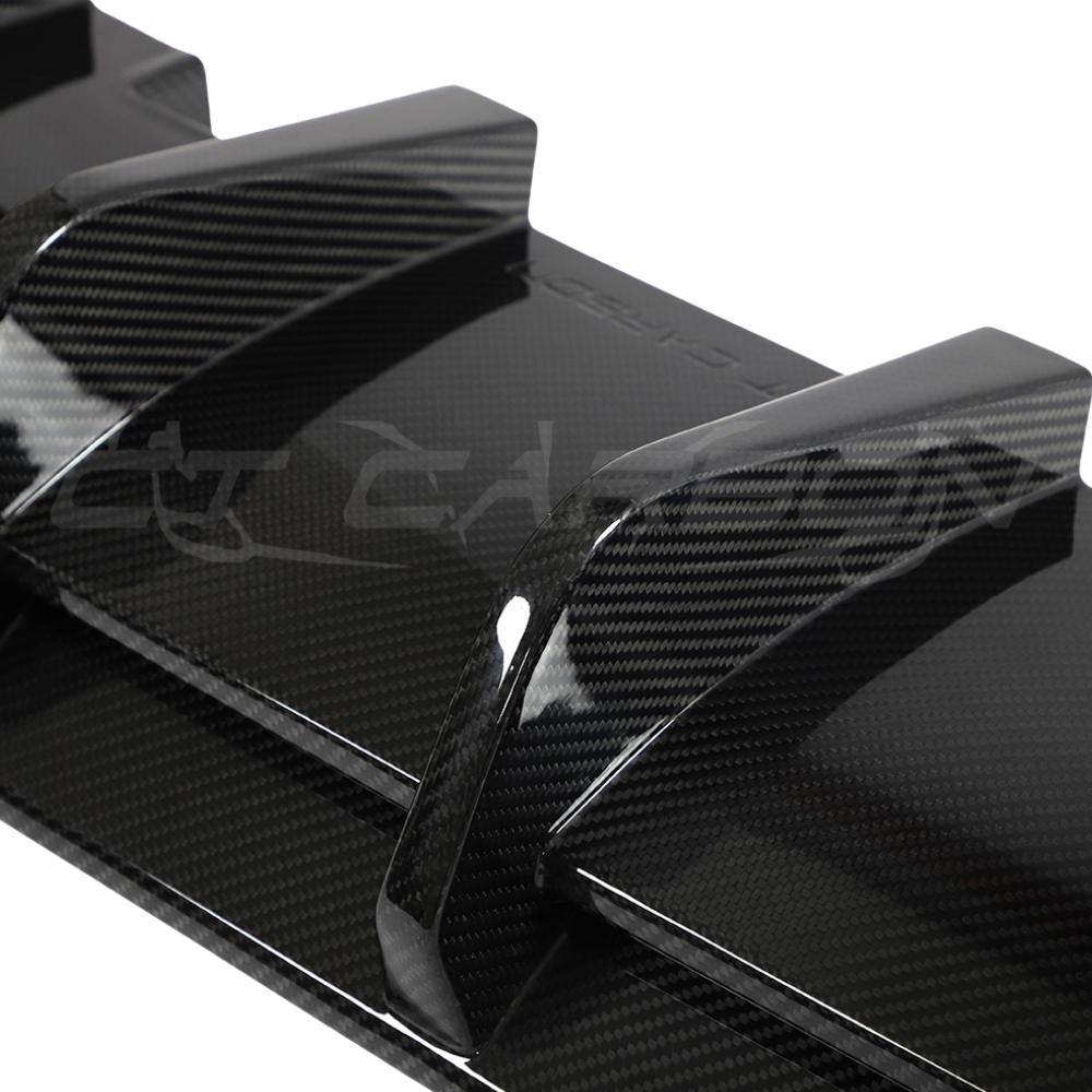 VW GOLF MK8/MK8.5 R/CS 2020+ CARBON FIBRE DIFFUSER - CT DESIGN