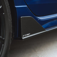 VW GOLF MK8/MK8.5 R/CS CARBON FIBRE SIDE SKIRTS - CT DESIGN