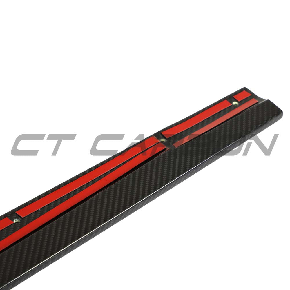 VW GOLF MK8/MK8.5 R/CS CARBON FIBRE SIDE SKIRTS - CT DESIGN