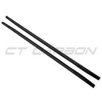 VW GOLF MK8 R & GTI 2020+ GLOSS BLACK SIDE SKIRTS