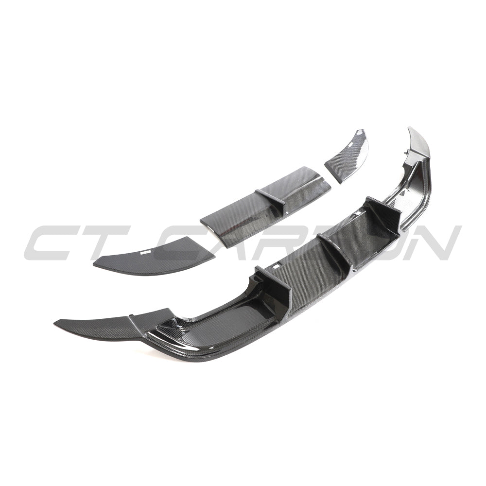 VW GOLF R MK7 2014-2017 CARBON FIBRE DIFFUSER