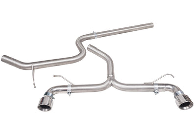 Cobra Exhausts - VW Golf GTD (Mk7) 2.0 TDI (5G) (14-17) GTI Style Cat Back Performance Exhaust