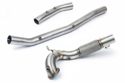 Cobra Exhausts - VW Golf GTI (Mk8) 2.0 TSI (20>) Front Downpipe Sports Cat / De-Cat Performance Exhaust