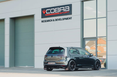 Cobra Exhausts - VW Golf GTI (Mk7) 2.0 TSI (5G) (12-17) Quad Exit Turbo Back Golf R Style Performance Exhaust