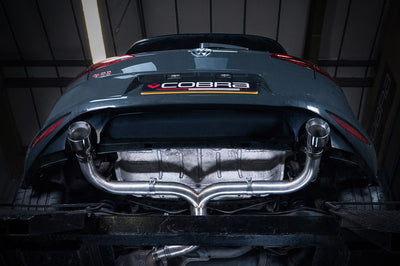 Cobra Exhausts - VW Golf GTI (Mk7.5) 2.0 TSI (5G) (17-20) Race Rear Axle Back (back box delete) Performance Exhaust