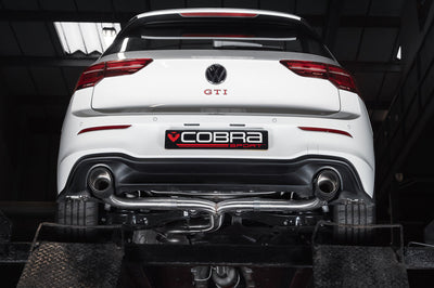 Cobra Exhausts - VW Golf GTI (Mk8) 2.0 TSI (20>) Box Delete Race GPF Back Performance Exhaust