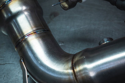 Cobra Exhausts - Audi S3 (8Y) Saloon Front Downpipe Sports Cat / De-Cat Performance Exhaust