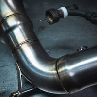 Cobra Exhausts - Audi S3 (8Y) 5 door Sportback Front Downpipe Sports Cat / De-Cat Performance Exhaust