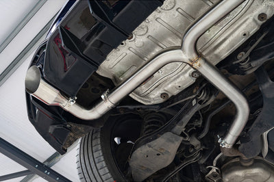 Cobra Exhausts - VW Golf R-Line (Mk8) 1.5 TSI (20>) 'GTI Style' Dual Exit Rear Box Section Performance Exhaust