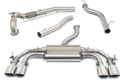 Cobra Exhausts - VW Golf R (Mk8) 2.0 TSI (21>) Valved Turbo Back Performance Exhaust
