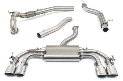 Cobra Exhausts - VW Golf R (Mk8) 2.0 TSI (21>) Valved Turbo Back Performance Exhaust