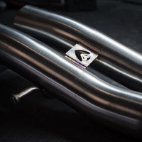 Cobra Exhausts - VW Polo GTI (AW) Mk6 2.0 TSI (17-18 Pre-GPF Models) Venom Rear Box Delete Race Cat Back Performance Exhaust