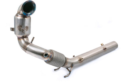 Cobra Exhausts - VW Polo GTI (AW) Mk6 2.0 TSI (19>) Sports Cat / De-Cat Front Downpipe (incl PPF delete) Performance Exhaust