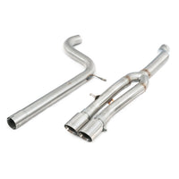Cobra Exhausts - VW Polo GTI (AW) Mk6 2.0 TSI (17>) Rear Box Delete Race GPF Back Performance Exhaust