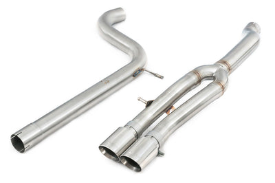 Cobra Exhausts - VW Polo GTI (AW) Mk6 2.0 TSI (17>) Rear Box Delete Race GPF Back Performance Exhaust