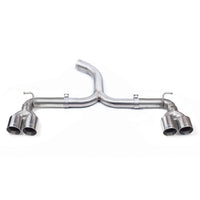 Cobra Exhausts - VW Golf GTI (Mk7) 2.0 TSI (5G) (12-17) Quad Exit Race Rear Axle Back (back box delete) Golf R Style Performance Exhaust