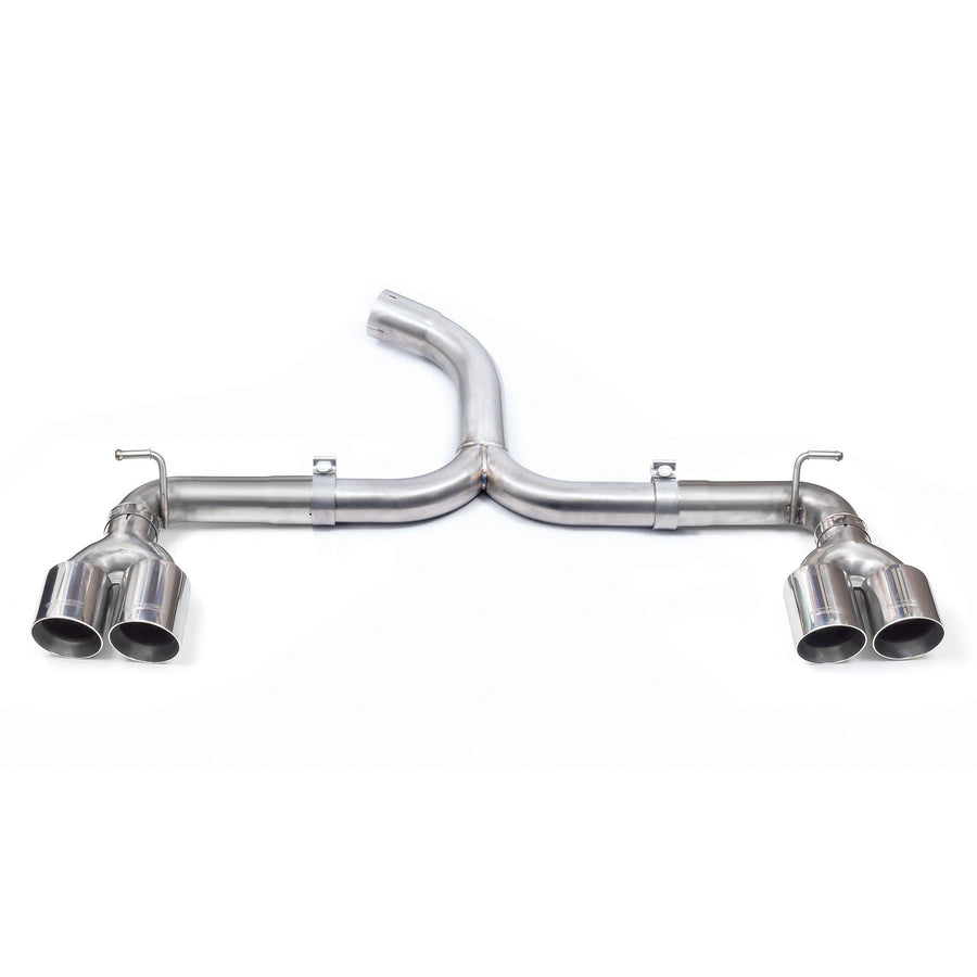 Cobra Exhausts - VW Golf GTI (Mk7) 2.0 TSI (5G) (12-17) Quad Exit Race Rear Axle Back (back box delete) Golf R Style Performance Exhaust