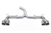 Cobra Exhausts - VW Golf GTI (Mk7) 2.0 TSI (5G) (12-17) Quad Exit Race Rear Axle Back (back box delete) Golf R Style Performance Exhaust