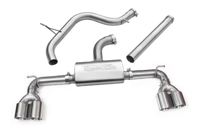 Cobra Exhausts - VW Golf GTI (MK7) 2.0 TSI (5G) (12-17) Quad Exit Cat Back Golf R Style Performance Exhaust