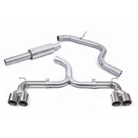 Cobra Exhausts - VW Golf GTI (Mk7) 2.0 TSI (5G) (12-17) Quad Exit Venom Box Delete Race Cat Back Golf R Style Performance Exhaust